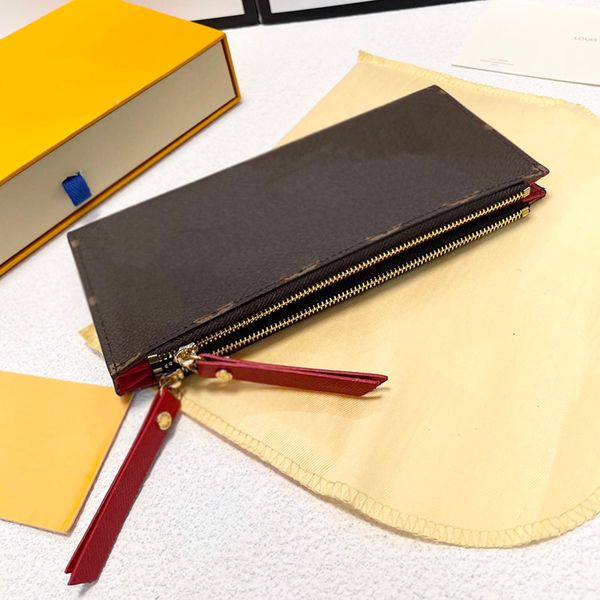 designer women adele double zipper purse long wallets paris brand printed genuine leather wallet card holder lady clutch bag coin purses lux, Red;black
designer women adele double zipper purse long wallets paris brand printed genuine leather wallet card holder lady clutch bag coin purses lux, Red;black