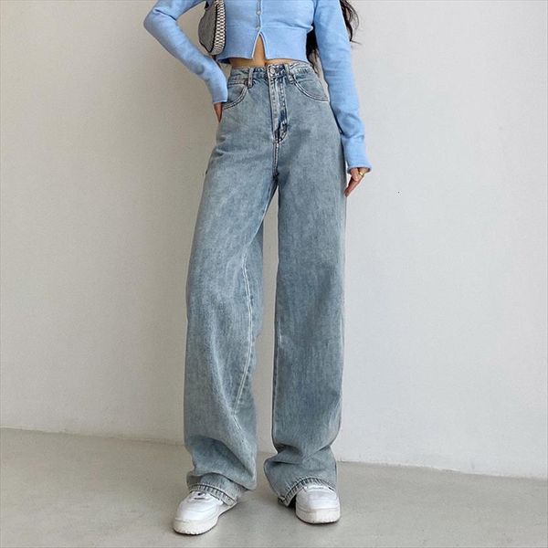 fashion mom high waist women jean straight loose denim pants summer joggers streetwear vintage clothing, Blue
fashion mom high waist women jean straight loose denim pants summer joggers streetwear vintage clothing, Blue