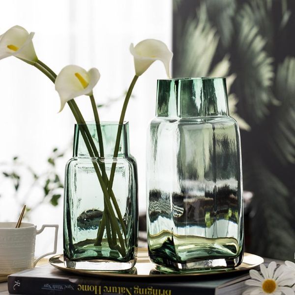 green square glass vase thick nordic living room flower vases for home decor hydroponic dried flower bottle flowers pot
green square glass vase thick nordic living room flower vases for home decor hydroponic dried flower bottle flowers pot