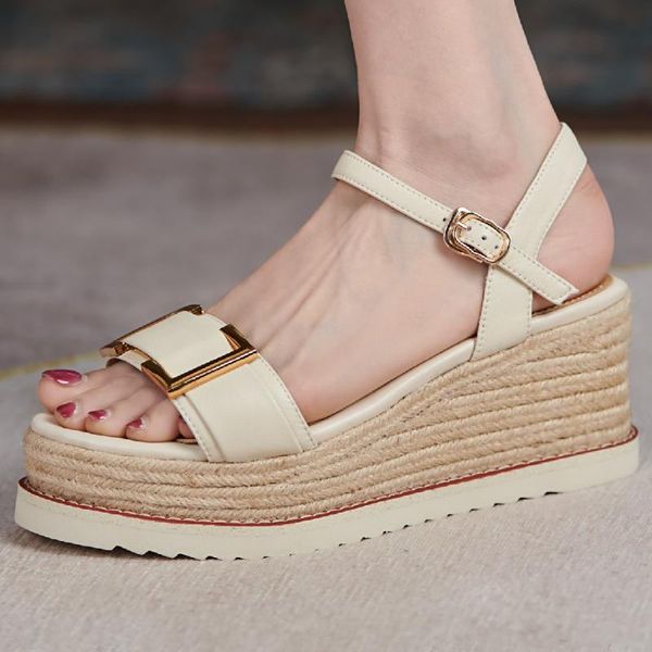 dress shoes women's genuine leather thick sole platform sandals high heel open toe leisure comfortable casual summer pumps women, Black
dress shoes women's genuine leather thick sole platform sandals high heel open toe leisure comfortable casual summer pumps women, Black