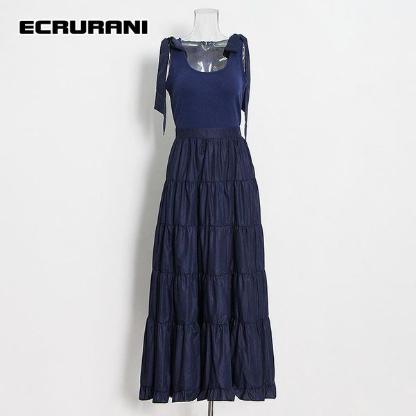 casual dresses ecrurani minimalist crinkle dress for female round neck sleeveless high waist self tie bowknot solid summer women's 2021, Black;gray
casual dresses ecrurani minimalist crinkle dress for female round neck sleeveless high waist self tie bowknot solid summer women's 2021, Black;gray