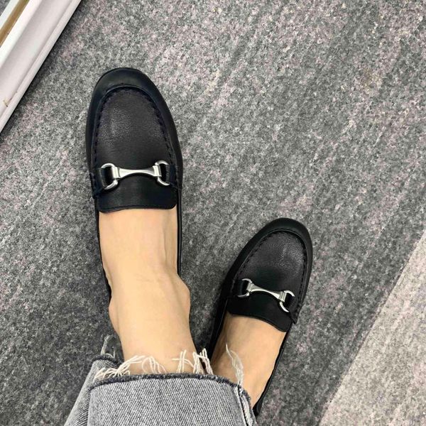 2021 cowhide brown shoes, lok fu shoes, comfortable shallow round shoes yw qgaw, Black
2021 cowhide brown shoes, lok fu shoes, comfortable shallow round shoes yw qgaw, Black