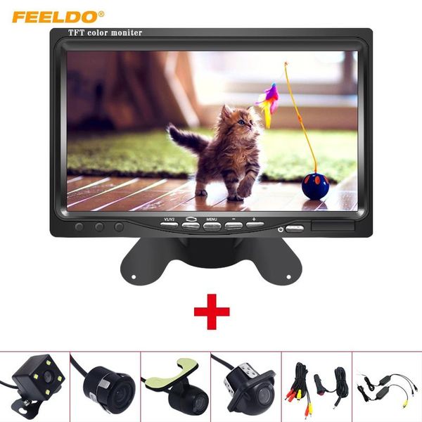 car video feeldo dc12v 7" lcd monitor display with rear view parking camera system 2.4g wireless & cigarette lighter optional
car video feeldo dc12v 7" lcd monitor display with rear view parking camera system 2.4g wireless & cigarette lighter optional
