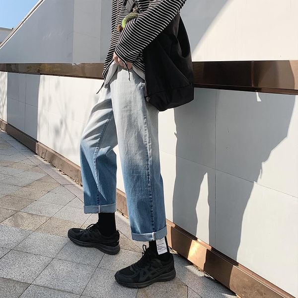 fashion mens casual vintage washed gradual color waist baggy loose fit harajuku urban style dad style denim jeans pants, Blue
fashion mens casual vintage washed gradual color waist baggy loose fit harajuku urban style dad style denim jeans pants, Blue