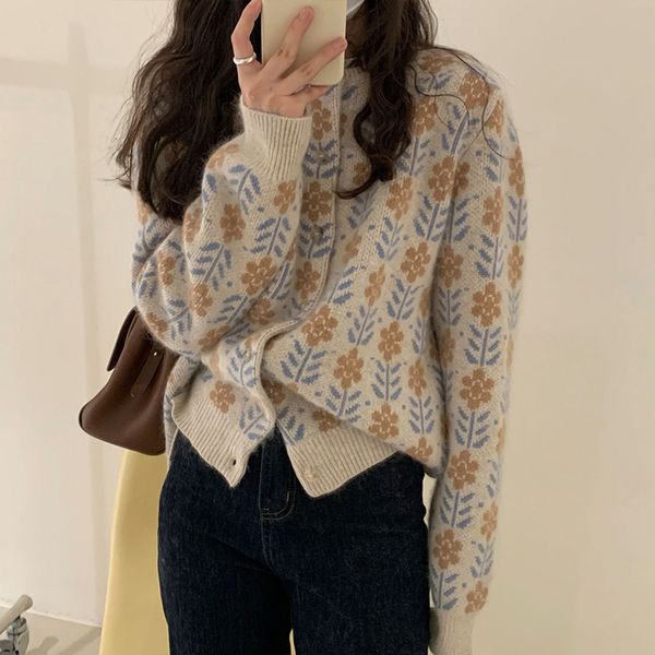 women's sweaters tigena floral print mesh cardigan women vintage spring fall single breast long sleeve female button sweater gkd9, White;black
women's sweaters tigena floral print mesh cardigan women vintage spring fall single breast long sleeve female button sweater gkd9, White;black