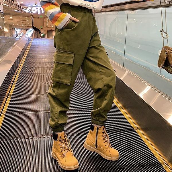 kids boys and girls 2021 spring autumn fashion casual high waist cargo pants children clothing streetwear cool long trousers c301, Blue
kids boys and girls 2021 spring autumn fashion casual high waist cargo pants children clothing streetwear cool long trousers c301, Blue