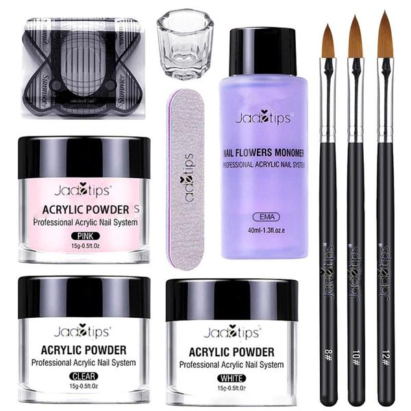 nail art kits 40ml acrylic powder colours set with brush nails starter gift box manicure tools
nail art kits 40ml acrylic powder colours set with brush nails starter gift box manicure tools
