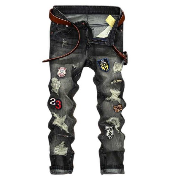 four seasons jeans men's popular young men's ripped skinny zipper slim fit casual pants trousers jeans men x0621, Blue
four seasons jeans men's popular young men's ripped skinny zipper slim fit casual pants trousers jeans men x0621, Blue