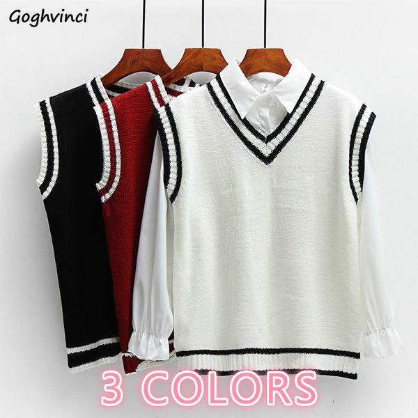 women's vests sweater vest women patchwork simple female school girls all-match v-neck elegant casual chic ulzzang streetwear stylish s, Black;white
women's vests sweater vest women patchwork simple female school girls all-match v-neck elegant casual chic ulzzang streetwear stylish s, Black;white