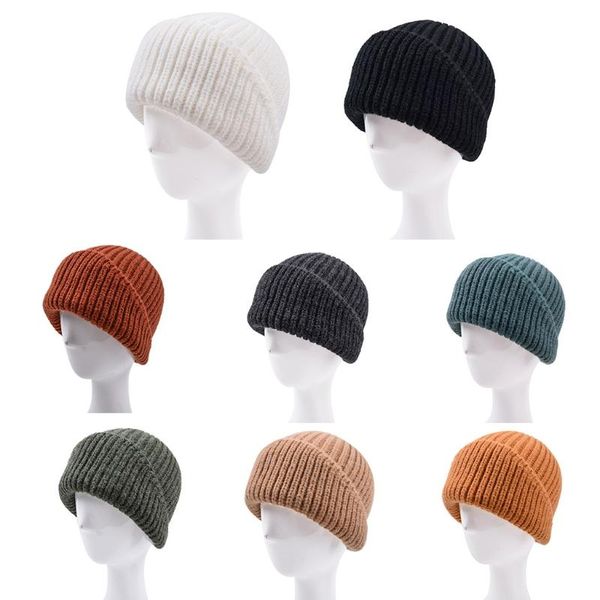 beanie/skull caps solid color knitted hat casual hip-hop curl edge simple fashion fall winter 35ef, Blue;gray
beanie/skull caps solid color knitted hat casual hip-hop curl edge simple fashion fall winter 35ef, Blue;gray