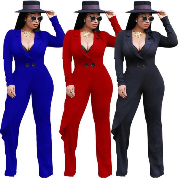 women's jumpsuits & rompers autumn winter front buttons casual solid color turn down collar v neck full sleeve romper skinny women over, Black;white
women's jumpsuits & rompers autumn winter front buttons casual solid color turn down collar v neck full sleeve romper skinny women over, Black;white