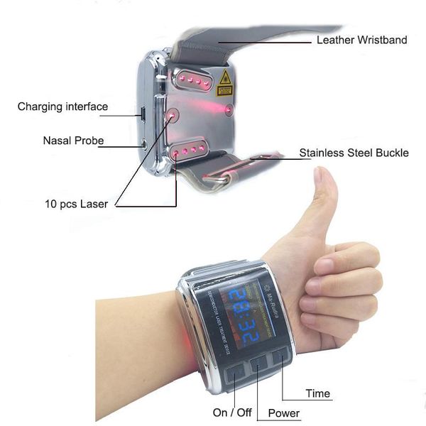 electric massagers ly modern laser therapy apparatus 650nm treatment device wrist type instrument
electric massagers ly modern laser therapy apparatus 650nm treatment device wrist type instrument