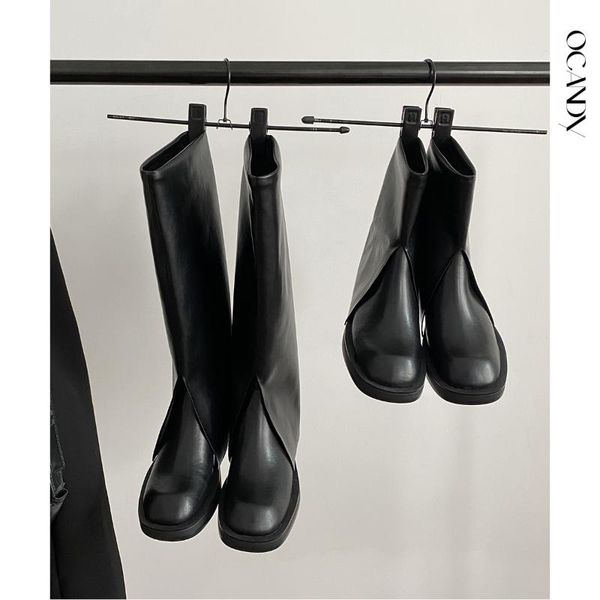 boots 2021 patchwork western real leather platform women mid calf round toe slip on ladies flat botas female zapatos, Black
boots 2021 patchwork western real leather platform women mid calf round toe slip on ladies flat botas female zapatos, Black