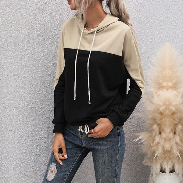 women's hoodies & sweatshirts 2021 sweatshirt women spring autumn korean color block patchwork pullover loose cap and head sleeve overs, Black
women's hoodies & sweatshirts 2021 sweatshirt women spring autumn korean color block patchwork pullover loose cap and head sleeve overs, Black