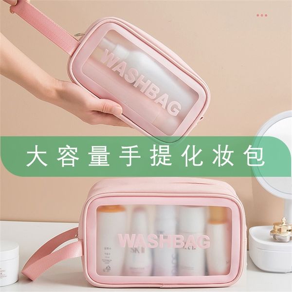 new waterproof large capacity pu transparent wash business travel storage portable cosmetic bag
new waterproof large capacity pu transparent wash business travel storage portable cosmetic bag