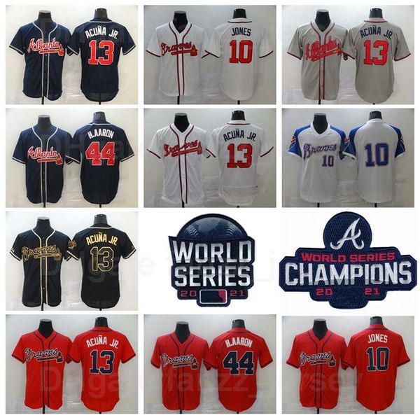 baseball 2021 world series champions 44 hank aaron jersey 13 ronald acuna jr 10 chipper jones vinatge cool base all stitching navy blue whit, Blue;black
baseball 2021 world series champions 44 hank aaron jersey 13 ronald acuna jr 10 chipper jones vinatge cool base all stitching navy blue whit, Blue;black