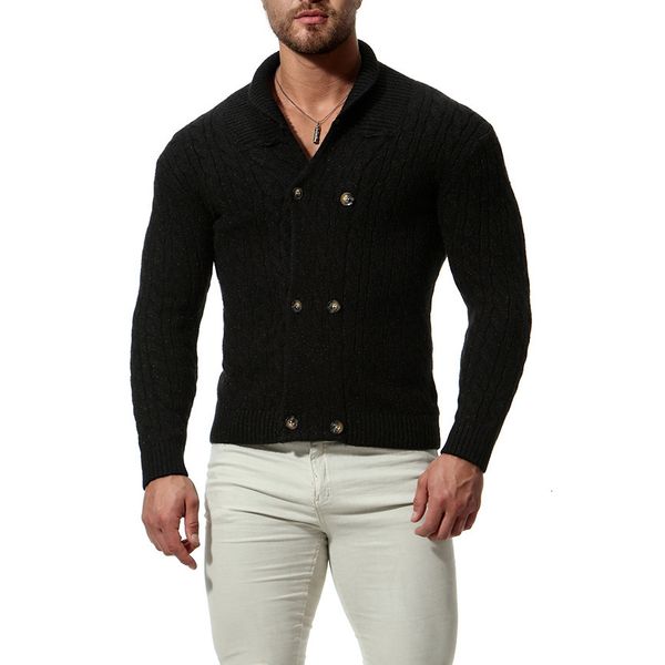 men's sweaters solid-coloured regular sweater with long sleeves fine men's knitted lapels, White;black
men's sweaters solid-coloured regular sweater with long sleeves fine men's knitted lapels, White;black