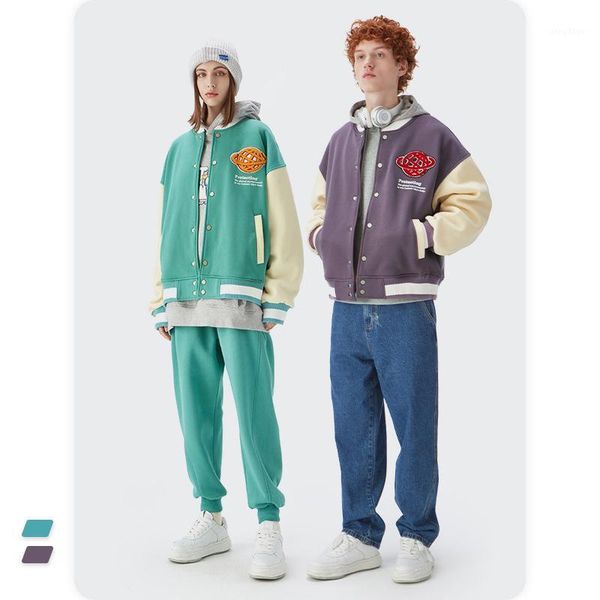 men's jackets coldyingan street women's jacket plush towel embroidered baseball suit thick coat autumn and winter men, Black;brown
men's jackets coldyingan street women's jacket plush towel embroidered baseball suit thick coat autumn and winter men, Black;brown