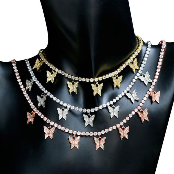 pendant necklaces brass 3mm cz tennis chain matching 7pcs butterfly pendants rhodium/gold/rose gold color necklace for women, Silver
pendant necklaces brass 3mm cz tennis chain matching 7pcs butterfly pendants rhodium/gold/rose gold color necklace for women, Silver