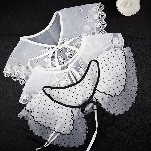 bow ties women lace fake collar cloud shoulder false shirt detachable necklace accessories decor, Black;gray
bow ties women lace fake collar cloud shoulder false shirt detachable necklace accessories decor, Black;gray