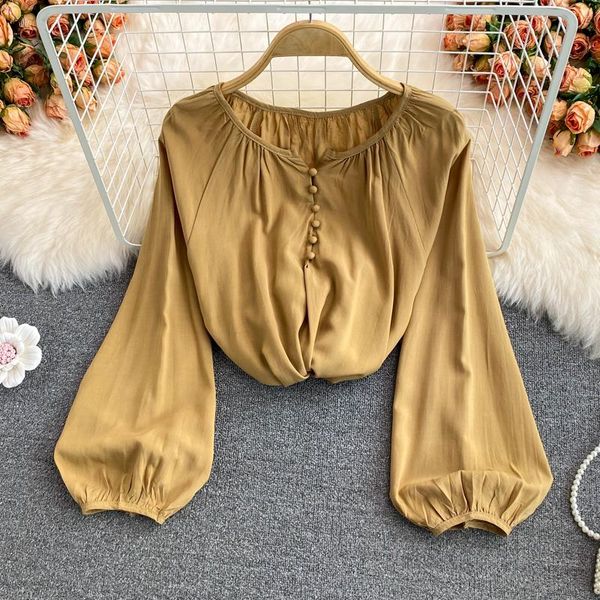 women's blouses & shirts autumn white/beige/yellow loose blouse women vintage round neck puff long sleeve casual female elegant blusas
women's blouses & shirts autumn white/beige/yellow loose blouse women vintage round neck puff long sleeve casual female elegant blusas