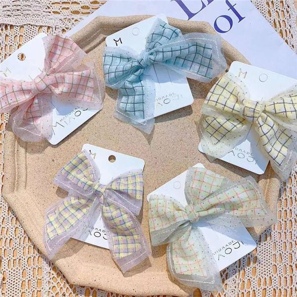 2021 new children's cute yarn lattice fabric bow duckbill clip korean sweet girl princess fashion hairpins kids hair accessories, Slivery;white
2021 new children's cute yarn lattice fabric bow duckbill clip korean sweet girl princess fashion hairpins kids hair accessories, Slivery;white