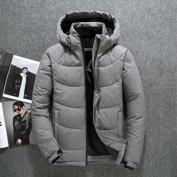 2019 winter new men's short jacket thickened down jacket youth fashion simple white down winter jacketwinter, Black
2019 winter new men's short jacket thickened down jacket youth fashion simple white down winter jacketwinter, Black