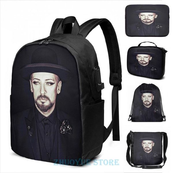 backpack funny graphic print boy george usb charge men school bags women bag travel laptop
backpack funny graphic print boy george usb charge men school bags women bag travel laptop