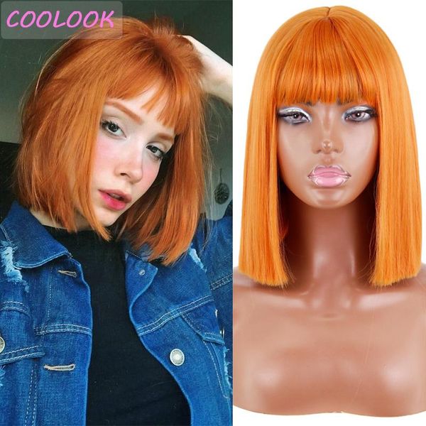 synthetic wigs ginger orange bob lolita with bangs short blonde for women ombre pink shoulder length wig peruca cosplay, Black
synthetic wigs ginger orange bob lolita with bangs short blonde for women ombre pink shoulder length wig peruca cosplay, Black