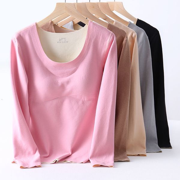 new women 2021 autumn winter thermal underwear solid color o-neck full sleeve warmkeeping shirt female thick slim clothes a389gekv, Black;pink
new women 2021 autumn winter thermal underwear solid color o-neck full sleeve warmkeeping shirt female thick slim clothes a389gekv, Black;pink