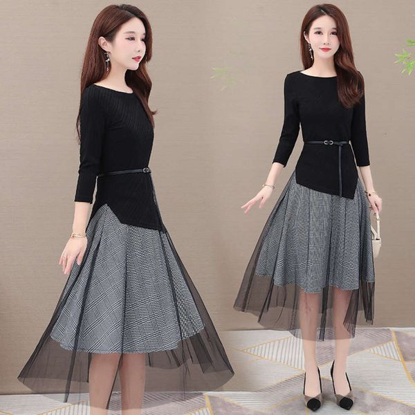 light luxury long slim sleeve and fat mm in foreign style age reducing two piece dress small woman light mature suit black early autumn skir, Black;gray
light luxury long slim sleeve and fat mm in foreign style age reducing two piece dress small woman light mature suit black early autumn skir, Black;gray