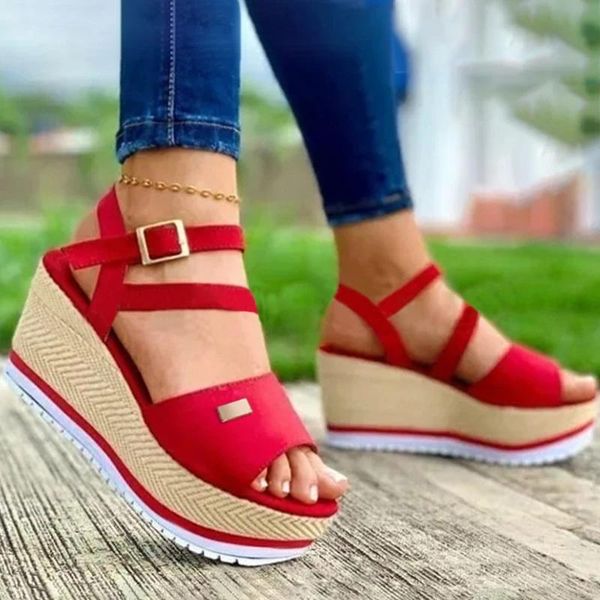 sandals women shoes casual wedges platform ladies solid color buckle strap comfort fashion beach outdoor sandala, Black
sandals women shoes casual wedges platform ladies solid color buckle strap comfort fashion beach outdoor sandala, Black
