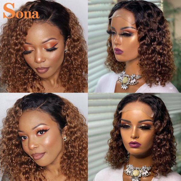 lace wigs colored brown front human hair 13x4 curly frontal wig pre plucked ombre bob for women, Black;brown
lace wigs colored brown front human hair 13x4 curly frontal wig pre plucked ombre bob for women, Black;brown