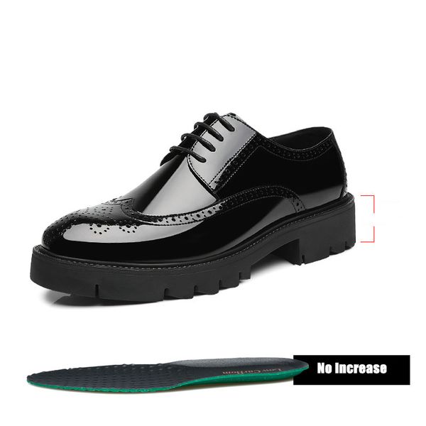 brogue morden height increased dress shoes gentleman suit elevator shoes oxford invisible heel 4/7/9cm platform man shoes, Black
brogue morden height increased dress shoes gentleman suit elevator shoes oxford invisible heel 4/7/9cm platform man shoes, Black