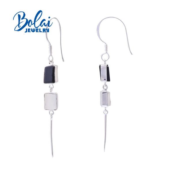 dangle & chandelier bolai,925 sterling silver handmade natural black white agate long earrings, the gift for your lover, girlfriend or frien
dangle & chandelier bolai,925 sterling silver handmade natural black white agate long earrings, the gift for your lover, girlfriend or frien