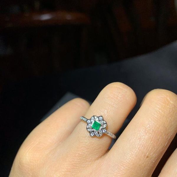 cluster rings 100% 925 sterling silver natural green emerald fine jewelry gift women wedding open wholesale 3*3mm de0304881agml, Golden;silver
cluster rings 100% 925 sterling silver natural green emerald fine jewelry gift women wedding open wholesale 3*3mm de0304881agml, Golden;silver
