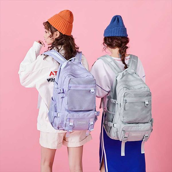 backpack cute japanese girl school bag solid color soft back wear-resistant travel packet large-capacity fashion
backpack cute japanese girl school bag solid color soft back wear-resistant travel packet large-capacity fashion