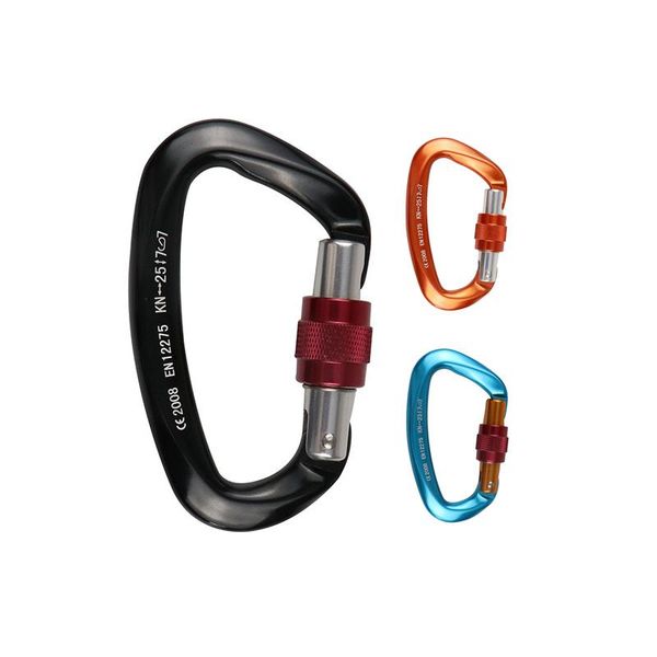 cords, slings and webbing carabiners climbing d shape 25kn aluminum mountaineering safety lanyard lock quickdraws outdoor sports multifuncti
cords, slings and webbing carabiners climbing d shape 25kn aluminum mountaineering safety lanyard lock quickdraws outdoor sports multifuncti