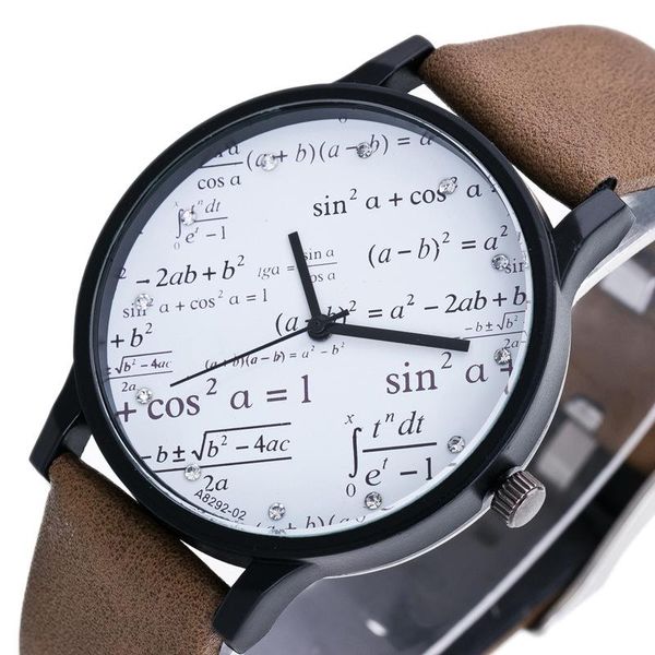 wristwatches mathematical men watch geometry elements student trends couples watches fashion personality design, Slivery;brown
wristwatches mathematical men watch geometry elements student trends couples watches fashion personality design, Slivery;brown