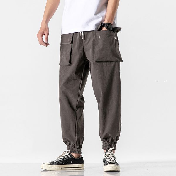 2021 new ankle-length sweatpants streetwear spring autumn hip hop pants men's casual korean oversize joggers trouers 28m1, Black
2021 new ankle-length sweatpants streetwear spring autumn hip hop pants men's casual korean oversize joggers trouers 28m1, Black