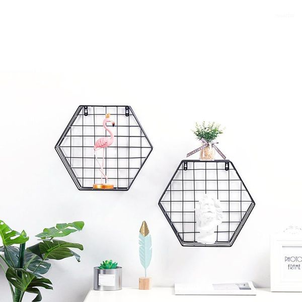 bathroom storage & organization iron hexagonal mesh wall rack metal hanging display shelf holder home bedroom decoration1
bathroom storage & organization iron hexagonal mesh wall rack metal hanging display shelf holder home bedroom decoration1