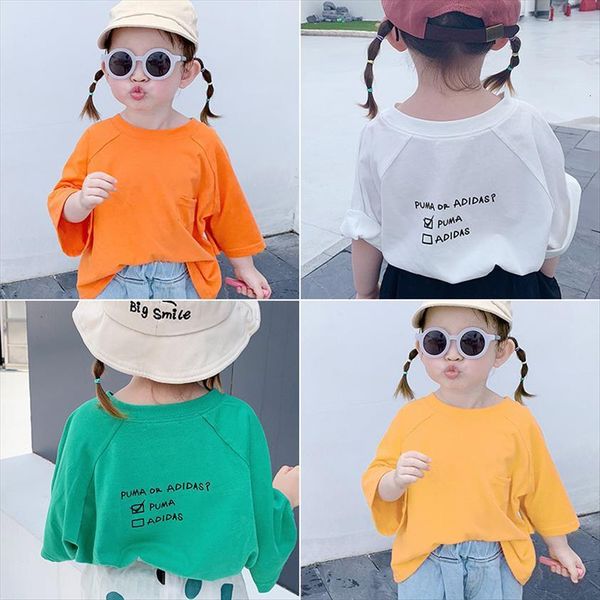 childrens wear summer style korean version of loose leisure simple short sleeved t shirt pure, Blue
childrens wear summer style korean version of loose leisure simple short sleeved t shirt pure, Blue