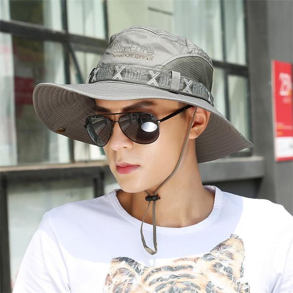 stingy brim hats outdoor men summer fisherman hat sun uv protection fishing mountain climbing, Blue;gray
stingy brim hats outdoor men summer fisherman hat sun uv protection fishing mountain climbing, Blue;gray