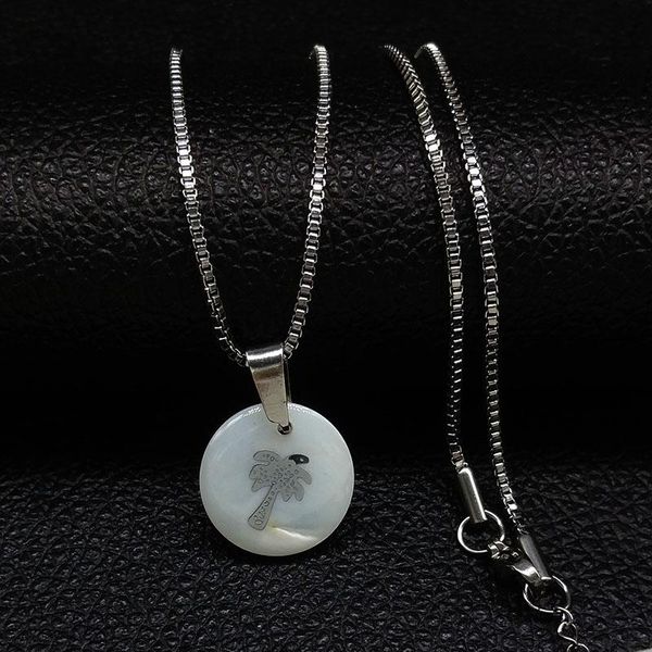 pendant necklaces 2021 fashion coconut tree stainless steel pendants women silver color shell jewelry gift bijoux femme n18271s05
pendant necklaces 2021 fashion coconut tree stainless steel pendants women silver color shell jewelry gift bijoux femme n18271s05