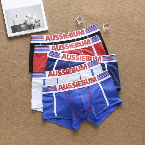men's shorts luren fashion super cool european and american cotton boxers student underpants, White;black
men's shorts luren fashion super cool european and american cotton boxers student underpants, White;black
