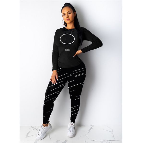21 new womens suit fashion two piece suit letter stripe printing long-sleeved hooded trousers two-piece sports suits women slim sports, White
21 new womens suit fashion two piece suit letter stripe printing long-sleeved hooded trousers two-piece sports suits women slim sports, White