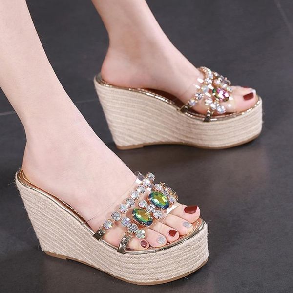 slippers shoes on a wedge glitter slides heels platform slipers women low jelly high 2021 summer fabric crystal rome rubber basi, Black
slippers shoes on a wedge glitter slides heels platform slipers women low jelly high 2021 summer fabric crystal rome rubber basi, Black