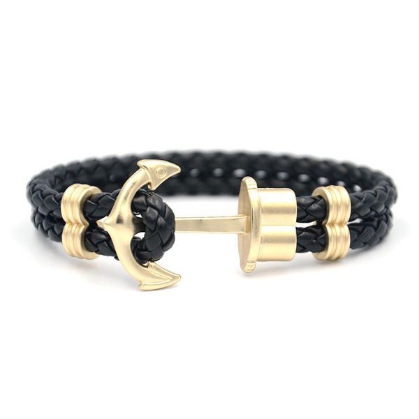 junwei men double-deck boat anchor weave chain leather bracelets black rope gold anchor ju jlltgf
junwei men double-deck boat anchor weave chain leather bracelets black rope gold anchor ju jlltgf