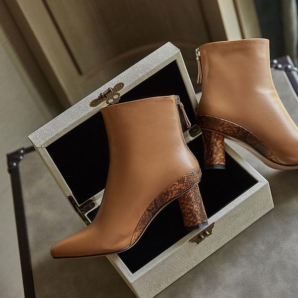 boots xiuningyan fashion women's ankle genuine leather ladies handmade pointed toe platform woman short, Black
boots xiuningyan fashion women's ankle genuine leather ladies handmade pointed toe platform woman short, Black