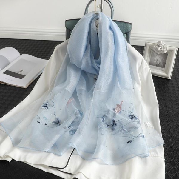 scarves 2021 solid silk women scarf winter warm wool shawls wraps bufanda floral pashmina embroidery foulard, Blue;gray
scarves 2021 solid silk women scarf winter warm wool shawls wraps bufanda floral pashmina embroidery foulard, Blue;gray